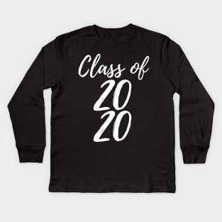 Class Of 2020 Graduation Senior High School College Kids Long Sleeve T-Shirt